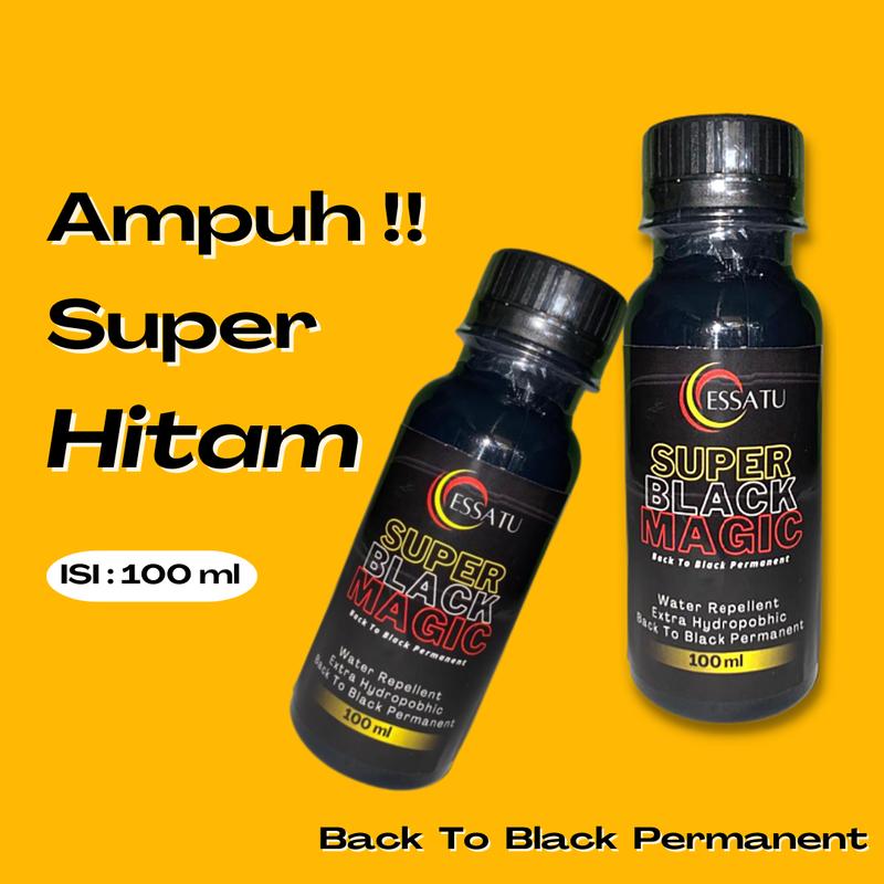 Essatu Penghitam Dashboard Motor dan Mobil Super Black Magic 100 ML 0