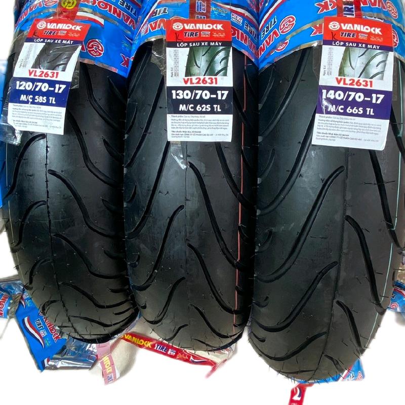 Lốp vỏ độ cho bánh sau xe Exciter 150 Winner 150 FZ150i CBR150 FZ-S Yamaha R15 HIỆU VANLOCK NHẬT BẢN Cao Su Phụ Kiện
