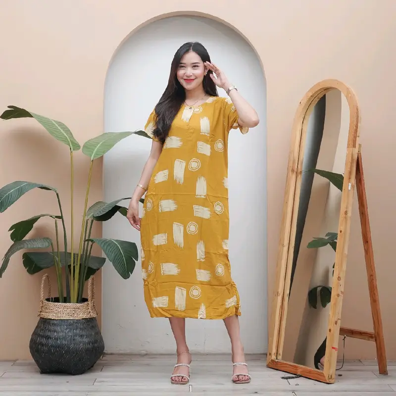 [ BISA PILIH MOTIF ] Daster Rayon Kekinian 100 Ribu Dapat 5 Pcs Paket Usaha Busui Kancing Depan 5