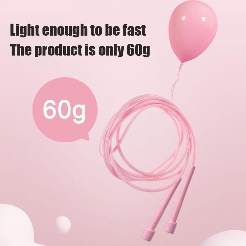 Product Introduction of Dây Nhảy, Màu Hồng, Có Thể Điều Chỉnh, Để Tập Luyện Và Nhảy, Nhảy Và Nhảy, Được Làm Bằng Nhựa, Dây Thể Thao Nhanh, Thích Hợp Cho Phòng Tập Gym Thể Dục, M4V0 32