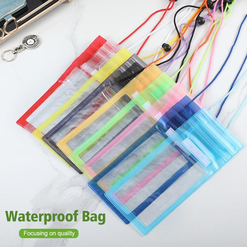 Product Introduction of Transparent Dustproof And Waterproof Bag For Mobile Phones, Touch Screen Swimming And Diving J3F2 19