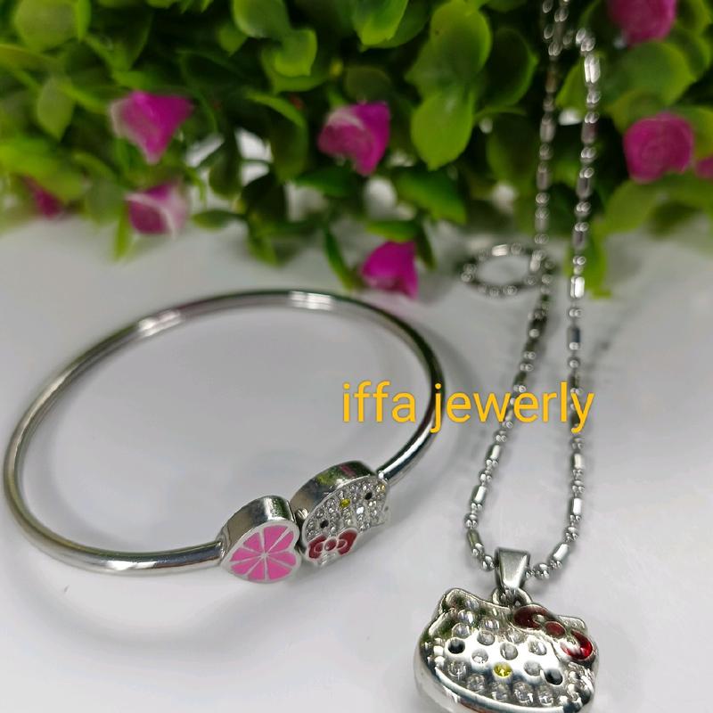 1 SET KALUNG TITANIUM BISA BAYAR DITEMPAT 0