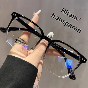 【Toko Resmi OGM】Kacamata Minus Fashion Korea Retro Anti Blue Light anti Radiasi gucc minus lensAnti Radiasi Lensa Minus Photocromic Anti Blueray 1962