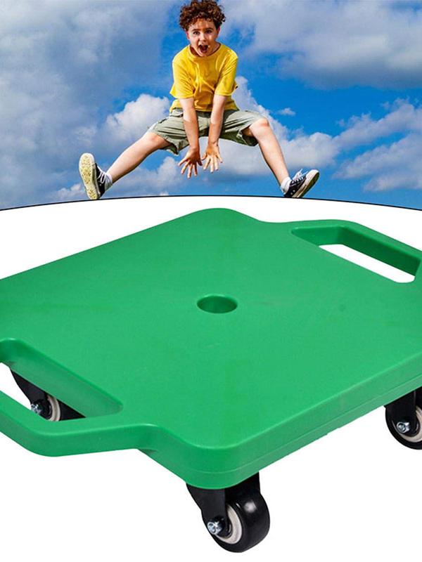Product Introduction of Plastic Scooter With Handle, Four Wheel Scooter With Swivel Casters Plastic Scooter Kids Scooter Indoor And Outdoor Kids Kinesiology Balance Trainer 27