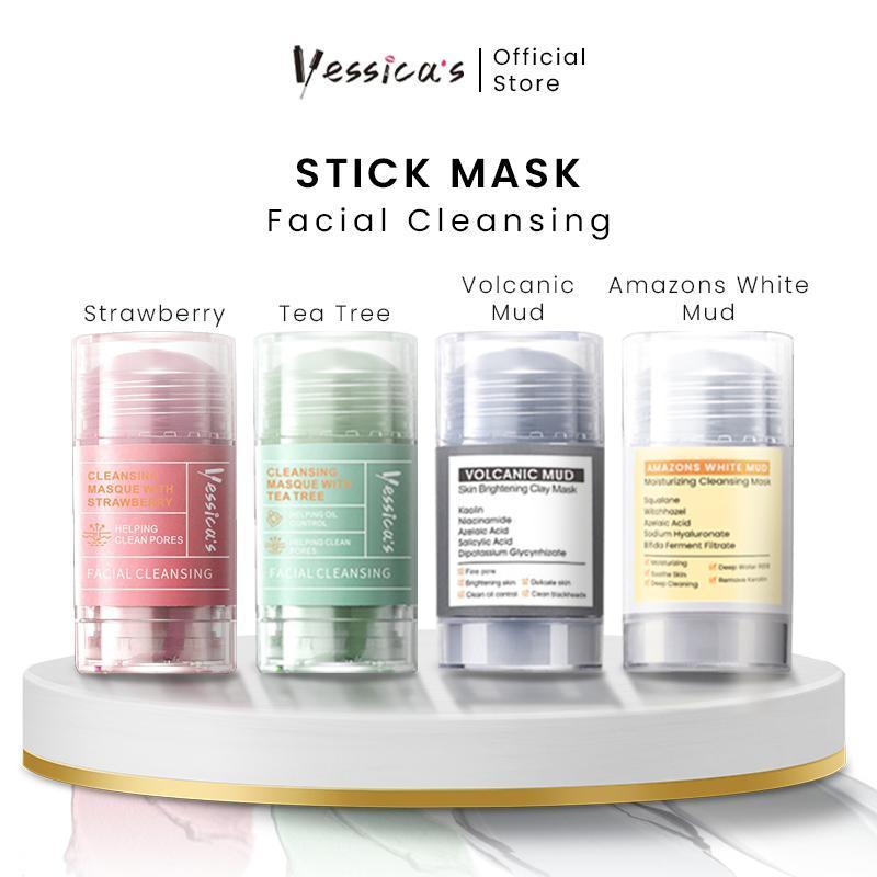 Product Introduction of FYC - Yessica's Tea Tree & Strawberry Anti Pores & Acne Clay Stick Mask 25