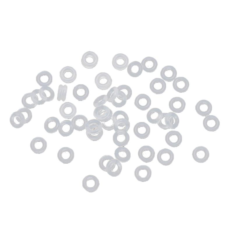 Product Introduction of Rubber Stopper Rings Silicone Beads Fit European Charm Bracelet Beads for Jewelry Making Needlework Clip Lock Spacer 16