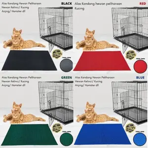 Karpet anti slip jaring s mat 60x90 Alas Kandang Kucing Kura Reptile