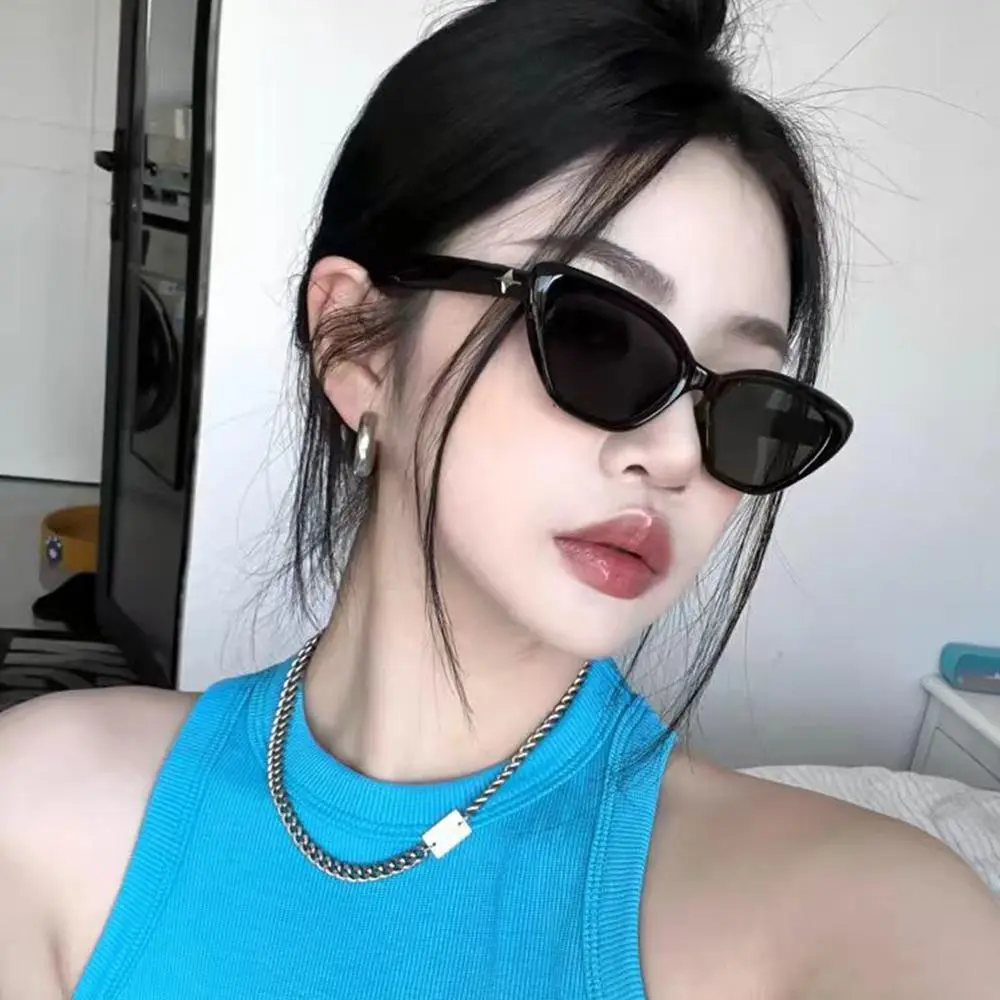 MX STUDIO #2286 Cat's Eye Star GM Gentle monster Fashion hev abi eyeglass Trend Latest UV resistant Lens Driving Outdoor Photography Women's Sunglasses Lightweight Women style