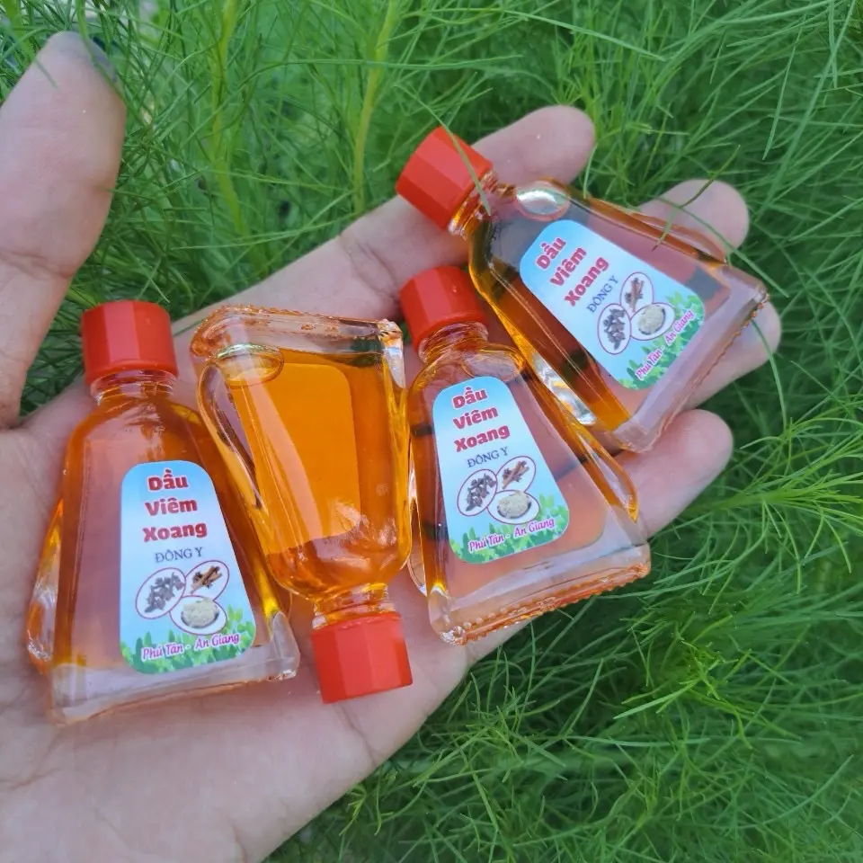 (4 chai lớn 49k)(Chai 7ml ko rễ) Combo 4 chai Dầu Viêm Xoang,  viêm mũi nóng thơm