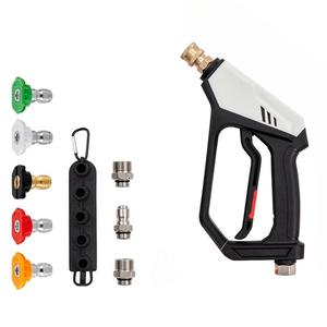 High Power 5000 PSI Pressure Washer-Gun Kit, Durable Construction with Ergonomic Handle, Includes 5 Quick Connect Nozzles
