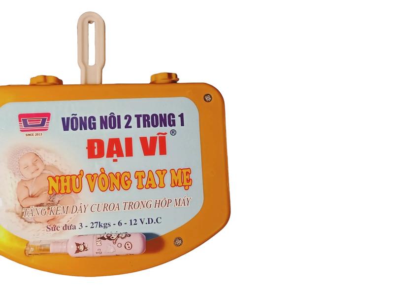 Máy đưa nôi điện Đại Vĩ tự động, bộ đổi nguồn nôi điện Em bé Cho Bé
