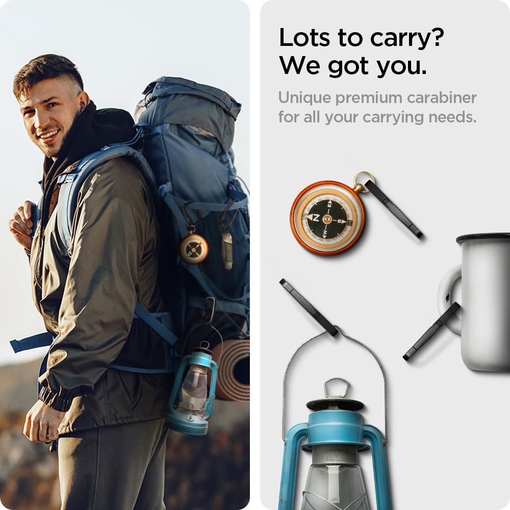 Gantungan Carabiner Spigen Basic Type / Rugged Type Key Chain Hook