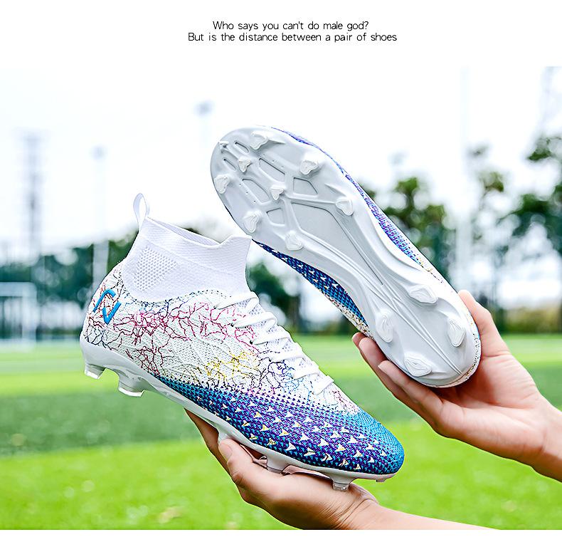 Product Introduction of Spot Spot Sneakers TF Broken Nail AG Firm Ground Soccer Shoes Sneaker Teenagers Men and Women Non-Slip Combat Training Shoes 21