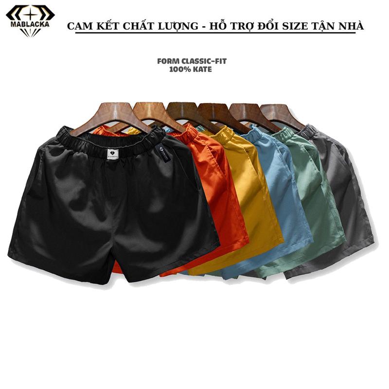 [ COMBO 3 QUẦN ] Quần đùi nam thể thao form rộng Kate co dãn thoáng mát MABLACKA, mặc ngủ, mặc nhà, đi biển, tập gym đều được - KATE39.1