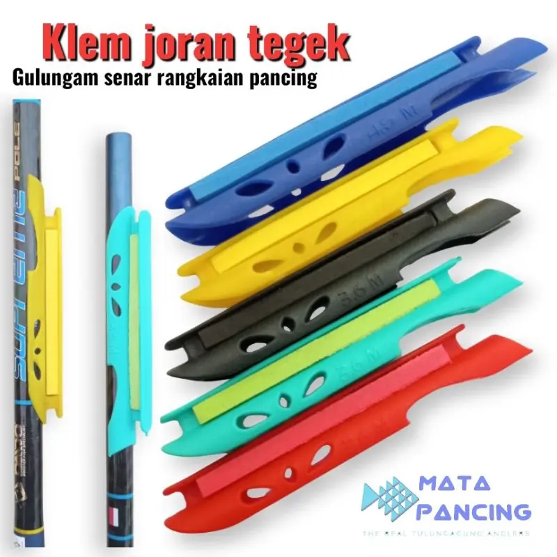 Klem joran tegek alat penggulung senar joran tegek ukuran joran 270 360 450 540 630 klem tegek cocok untuk berbagai tegek orca exori iguruai murah meriah
