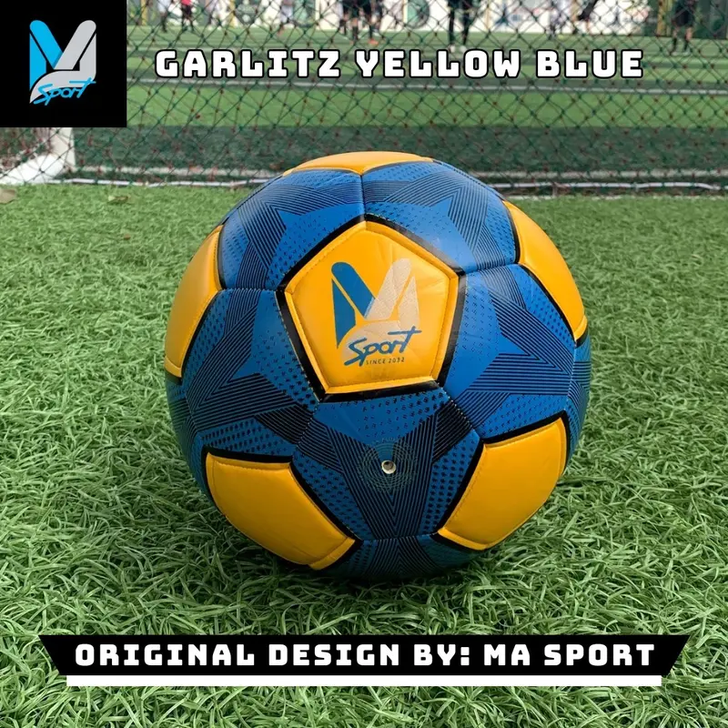 Bola Futsal Size 5 Design Garlitz Yellow Blue [Bola Murah] 0