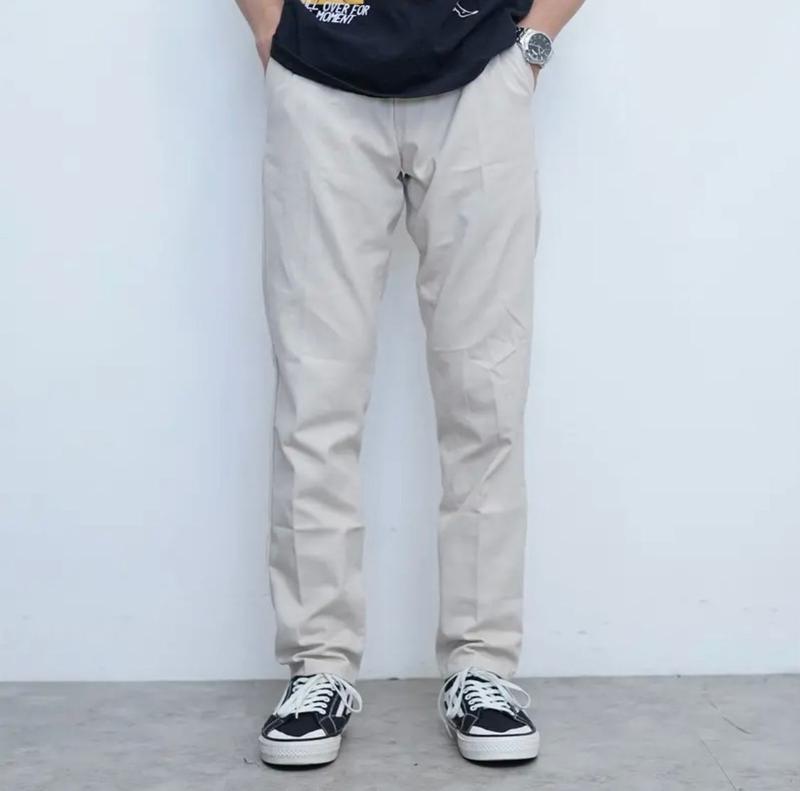 Celana Chino Panjang Pria Slimfit Santai Casual Formal Polos Katun Twill Stretch 0