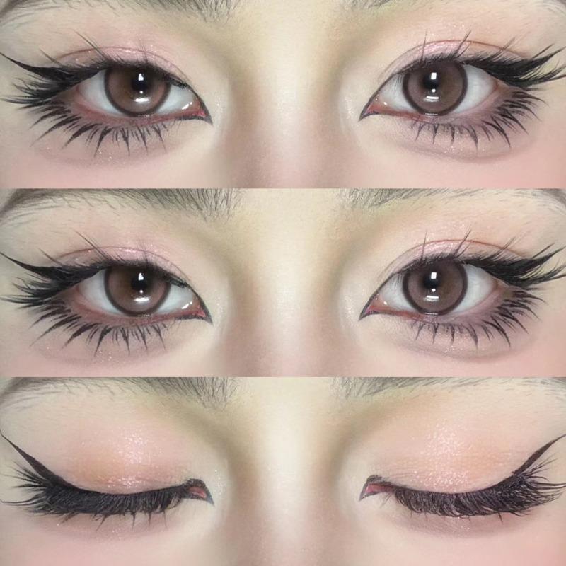 Product Introduction of 10Rows/Box Fox False Eyelashes Single Cluster Eyelash Extension Segmented Lashes Fox Eye Effect Lashes Individual False Eyelashes 21