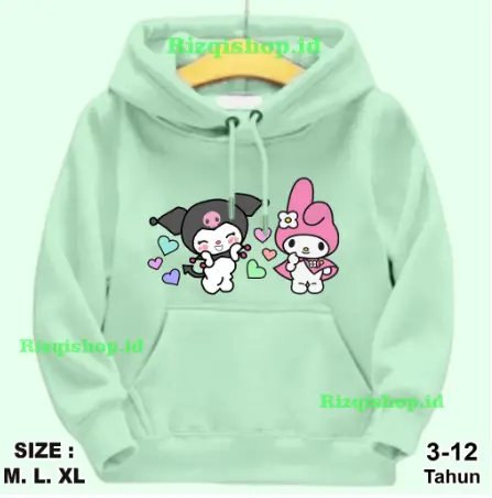 Sweater Anak Jaket anak Baju anak Hoodie Anak Laki-laki Perempuan Usia 4 13 Tahun Hoodie Anak Motif Bahan Tebal Premium Katun Hitam Fashion Hitam Santai Katun