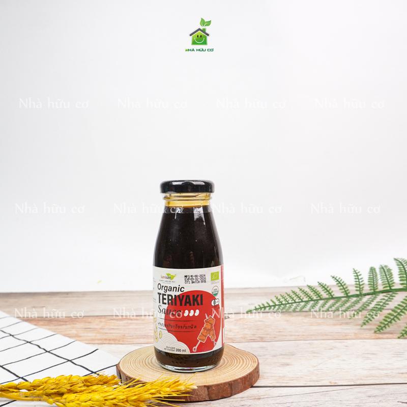 SỐT TERIYAKI hữu cơ LUMLUM 200ml - Organic Teriyaki Sauce - Nhà Hữu Cơ