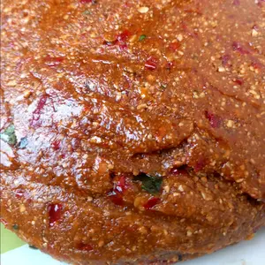 SAMBEL PECEL ASLI MADIUN SANGRAI #sambel kacang#saos kacang²
