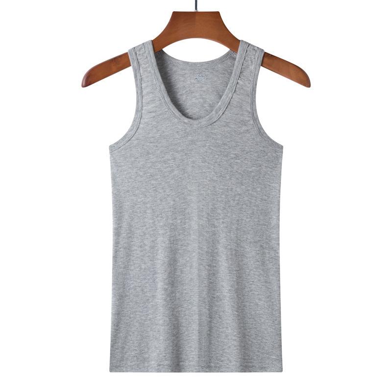 Quần Áo Nam, Mùa Hè, Ngoại Cỡ, Áo Ba Lỗ, Đen Trắng Xám, Áo Lót, Không Tay, Áo Vest Thể Dục, Áo Vest Tập Thể Hình Thường Ngày Hàng Mới Về 3