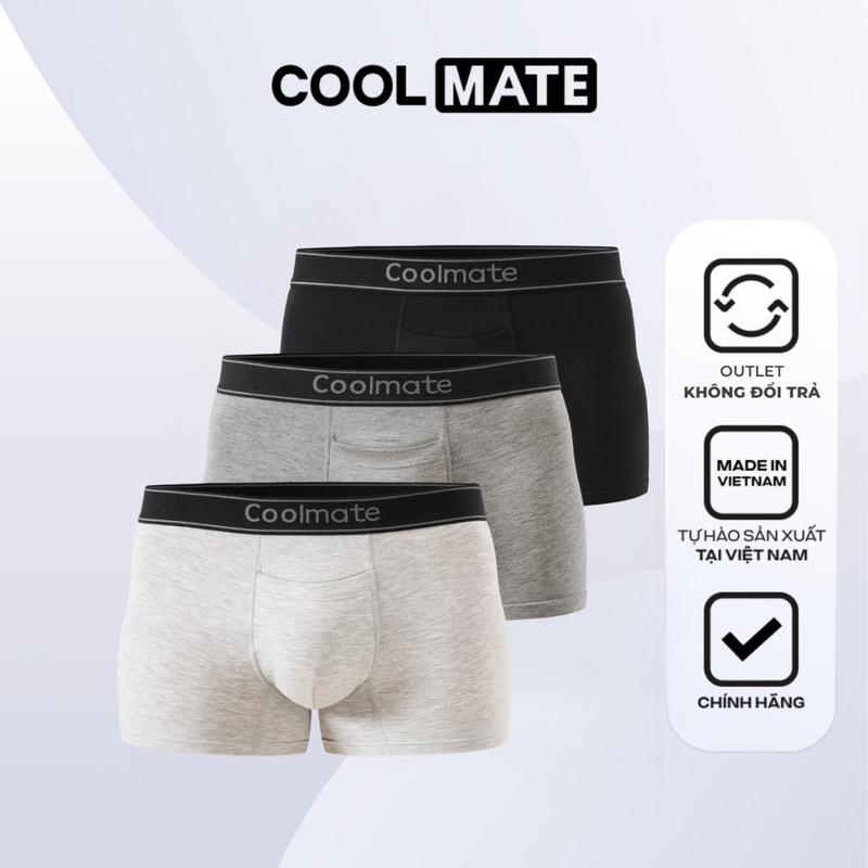 [Outlet Không đổi trả] Combo 3 Quần lót nam Trunk CoolFly Modal - Coolmate