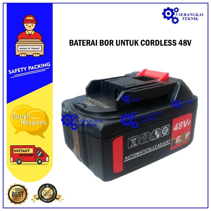 Gambar BATERAI BOR UNTUK CORDLESS 48V dari 3 Serangkai Teknik Kab. Tangerang Tokopedia