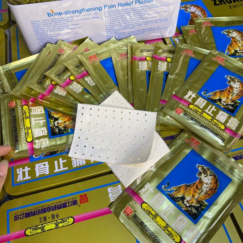  10 gói Cao Dán Con Hổ - 5 chữ - 40 lần dán   - hỗ trợ đau nhứt mỏi NÓNG MẠNH 