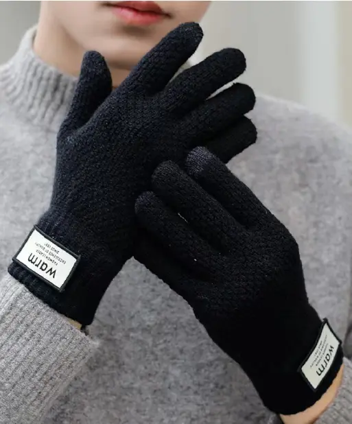 Sarung Tangan Pria Import Touch Screen untuk Winter / Sarung Tangan Musim Dingin Gloves