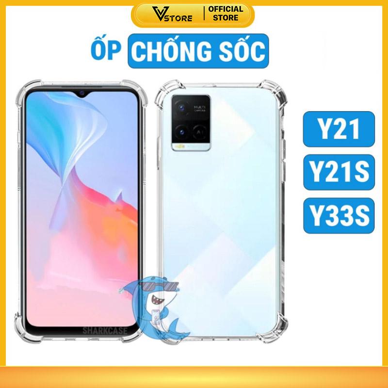 ốp lưng dành cho vivo y21 / y21s / y33s dẻo trong suốt silicon cao cấp chống sốc viền vuông bảo vệ điện thoại Vstore (anh chị mua trên 55k để áp mã freeship) Cao Su ốp phôi