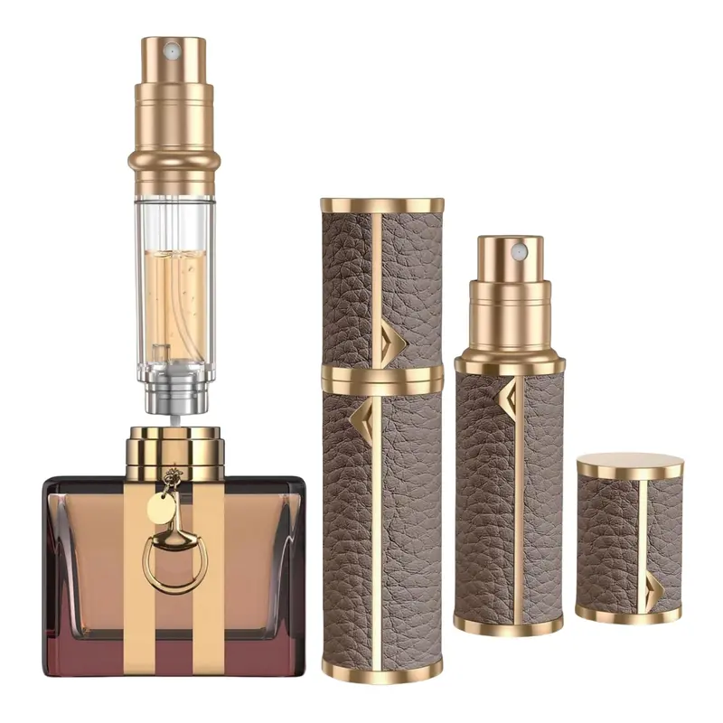 Perfume Travel Refillable Atomizer, 1 Count Bottom Filling Perfumes Bottle, Mini Fragrances Dispenser, Portable Makeup Accessories 3