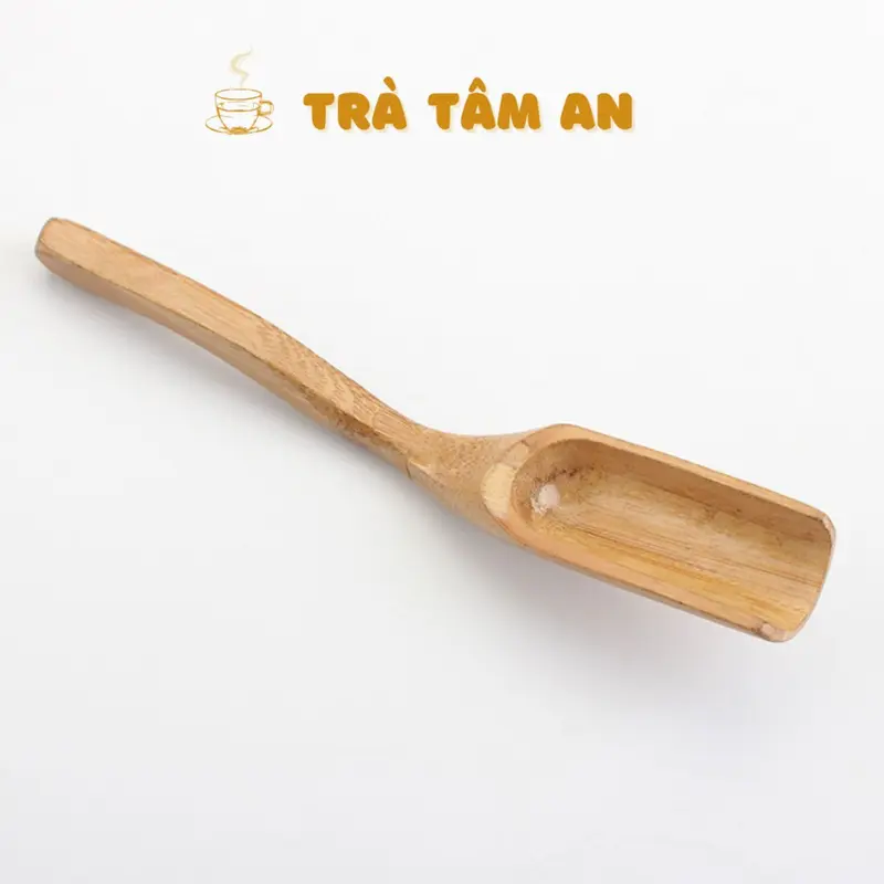 Muỗng tre múc trà, cà phê,thảo dượċ, muỗng pha trà tiện lợi, phụ kiện pha trà 1