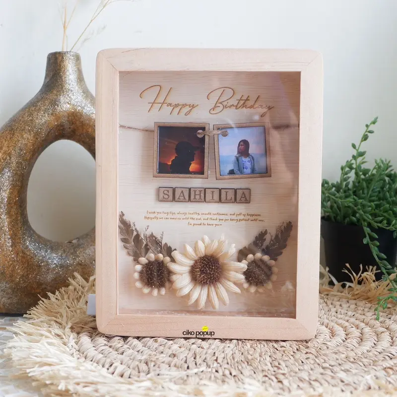 WOODEN RUSTIC - Kado Pernikahan Kado Wisuda Kado Ulang tahun Kado Birthday Kado Anniversary Kado Unik Kado Pacar Kado Valentine Kado Cowok 0