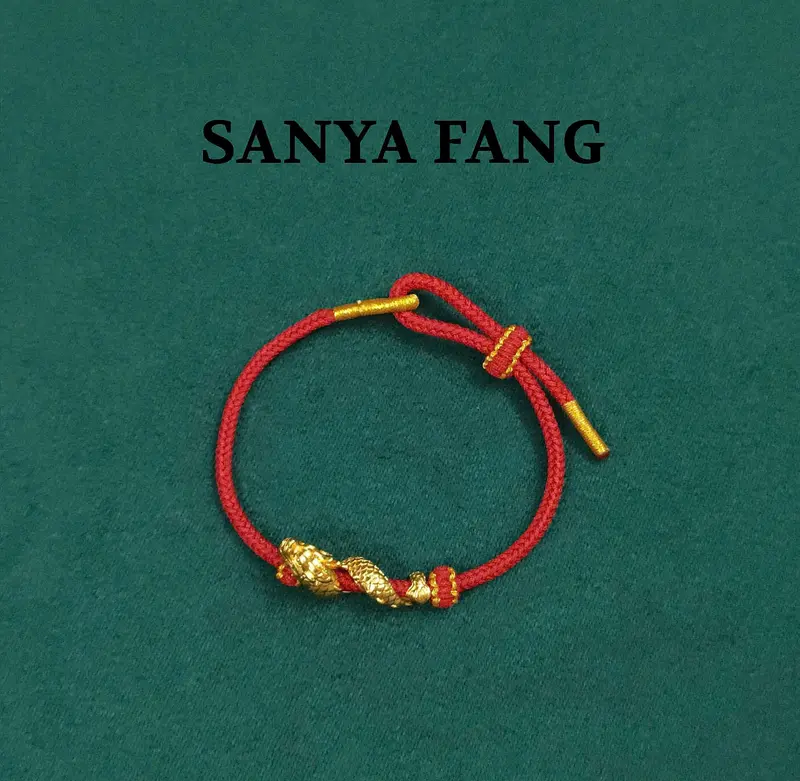 [Hộp quà] Vòng Tay Rồng Vàng Phong Thuỷ SANYA FANG - Mang Lại Sự Thịnh Vượng, May Mắn, Trí Tuệ 3