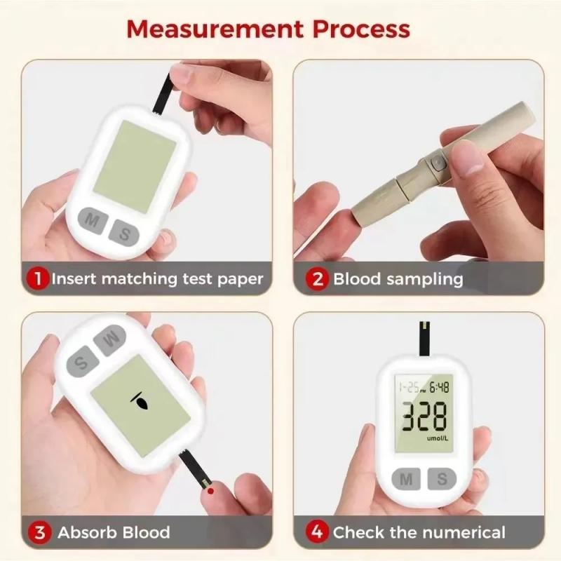 Product Introduction of 【รับประกัน 5 ปี】 เครื่องวัดน้ำตาล OMRON เครื่องตรวจน้ำตาล Blood Glucose Meter (แถมฟรี แถบตรวจน้ำตาล 50 ชิ้น+ปากกา 1 ด้าม+50 มีดหมอ) 43