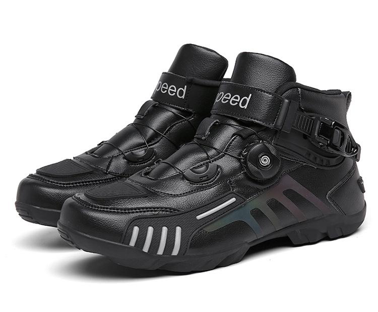 Product Introduction of Cross-Country Four Seasons Factory Riding Boots Motorcycle Shoes Motorcycle Cross-Border Outdoor Traveling by Motorcycle Direct Supply Racing Boots Equipment Footwear Boy Walking Shoes Closed Comfort 26