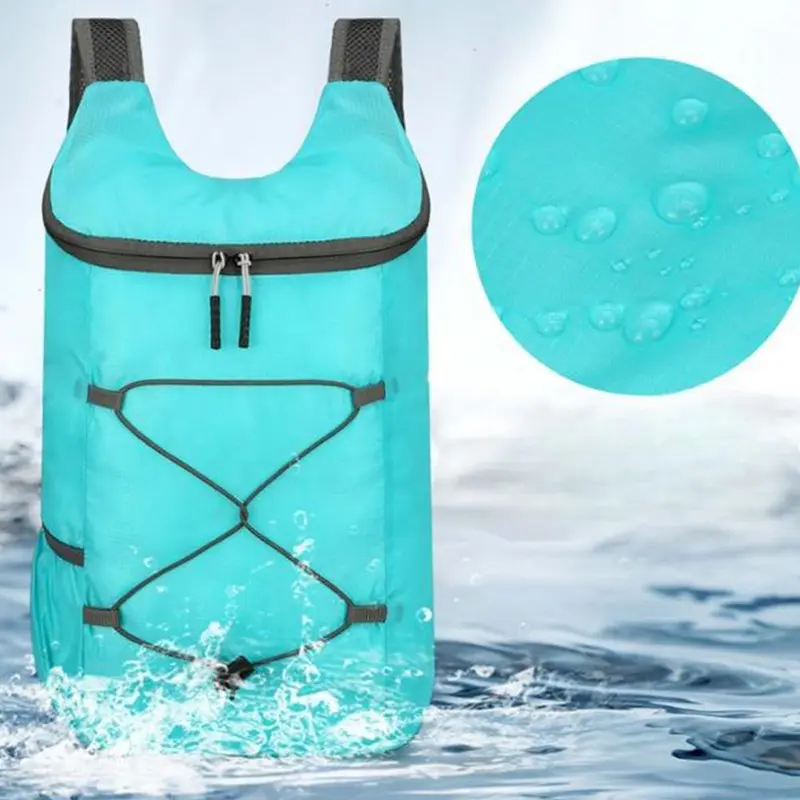 Waterproof Sports Storage Bag, 1 Count Portable Foldable Backpack, Lightweight Sports Bag for Outdoor Camping Hiking Swimming, Gym Bag 2