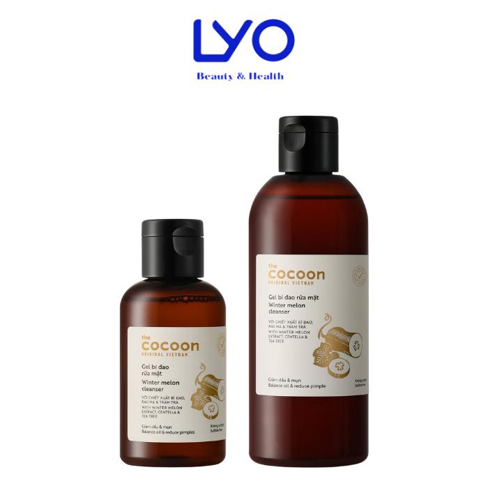 Gel bí đao rửa mặt Cocoon giảm dầu & mụn 140ml