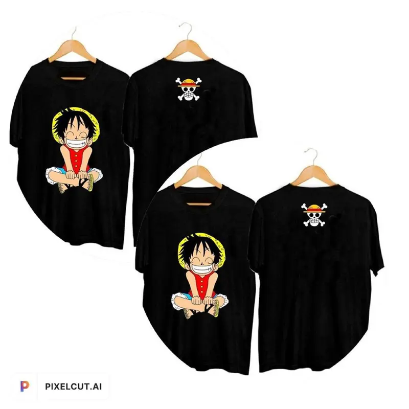 Bfashionshop - 133 Kaos Distro Pria TShirt Pria Kaos Pria Luffy Smile 0