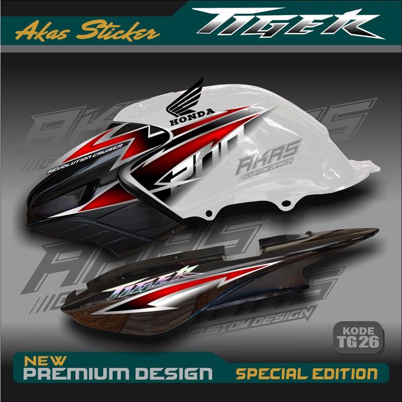 Striping Tiger Revo Variasi Striping Tiger Custom HOLOGRAM kode TG26 0