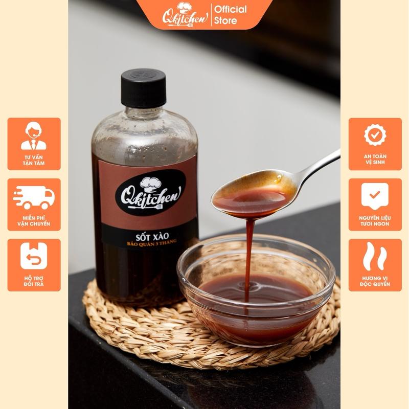 Sốt Xào Đa Năng Nhà Làm QKitchen - Thích Hợp Với Các Món Xào, Gà Ếch Chiên Mắm (300gr - 500gr)