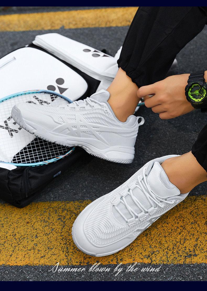 Product Introduction of Brand New Professional Tennis Shoes for Men and Women Breathable Mesh Shoes Men Non-Slip Competition Training Badminton Shoes Men 11