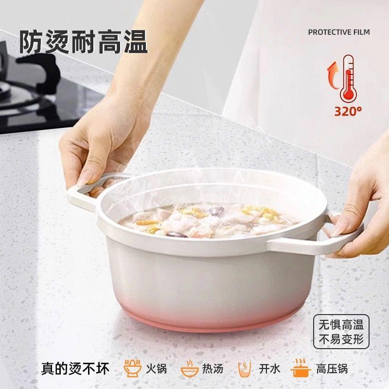 Miếng Dán Chống Thấm Nước Và Chống Dầu, Dày Dặn, Chống Cháy, Chịu Nhiệt Độ Cao, Thích Hợp Cho Nhà Bếp, Bếp, Tủ Bằng Đá Cẩm Thạch 6