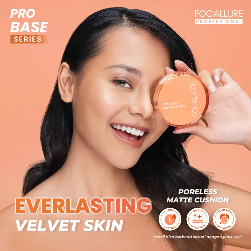 [Clearance] FOCALLURE Pro Base Refill Lightweight Glowing Cushion & Refill Poreless Matte Cushion「Long Lasting Makeup Hybrid] 1