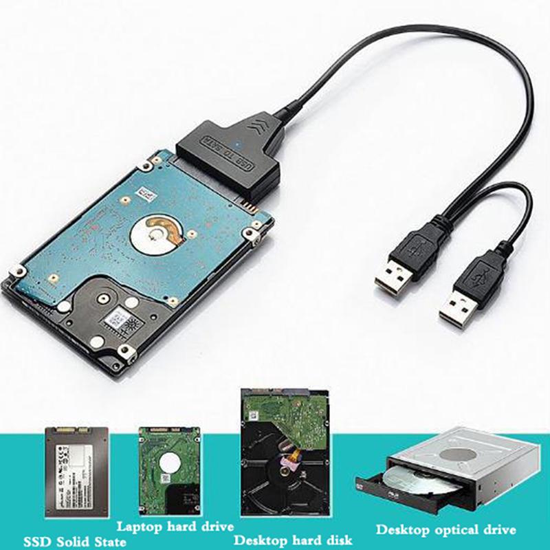 Product Introduction of SATA Cable for Laptop SSD 2.5 Inch Desktop HDD External Hard Drive USB 3.0 Adapter With Power Supply Port for Mac OS,for Windwos 20