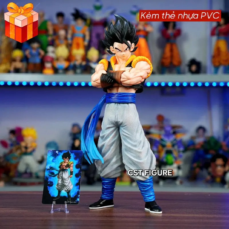 Mô hình Gogeta JT Studio cao 30cm [KÈM THẺ NHỰA PVC GOGETA+túi sleeves bảo vệ thẻ] 3