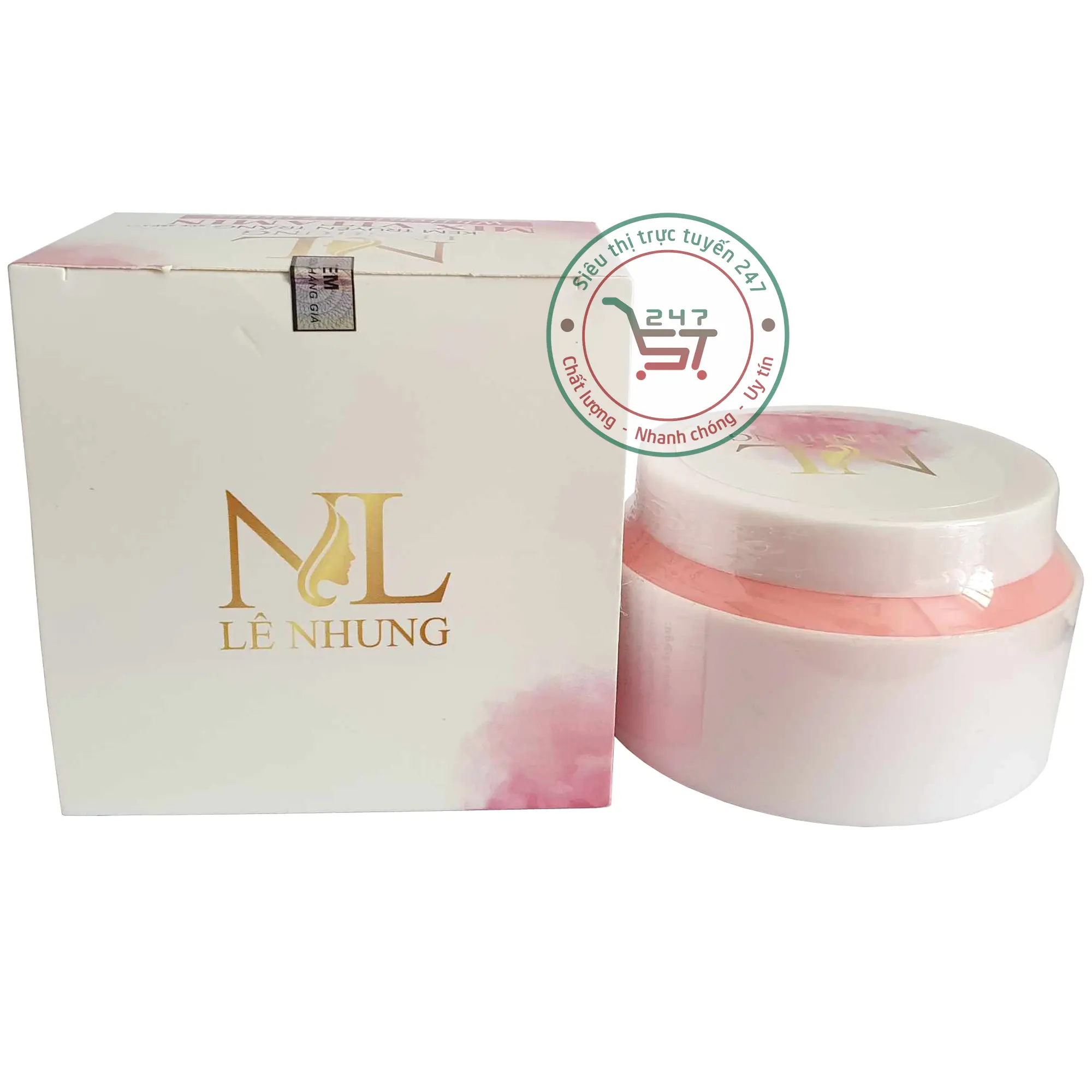 Kem body trắng da Lê Nhung Chống nắng Giữ ẩm 250g (trắng-hồng)