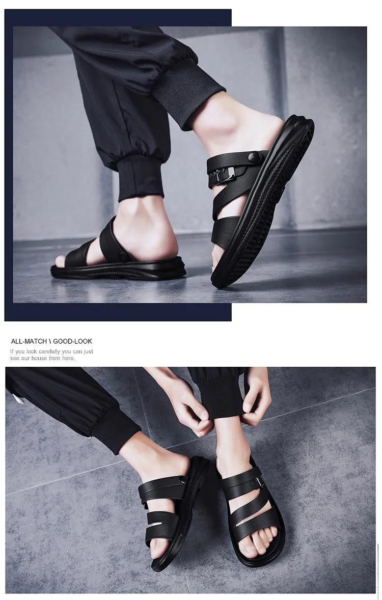 Product Introduction of Valazo men's casual sandals Korean men's slippers non-slip beach shoes for summer 17