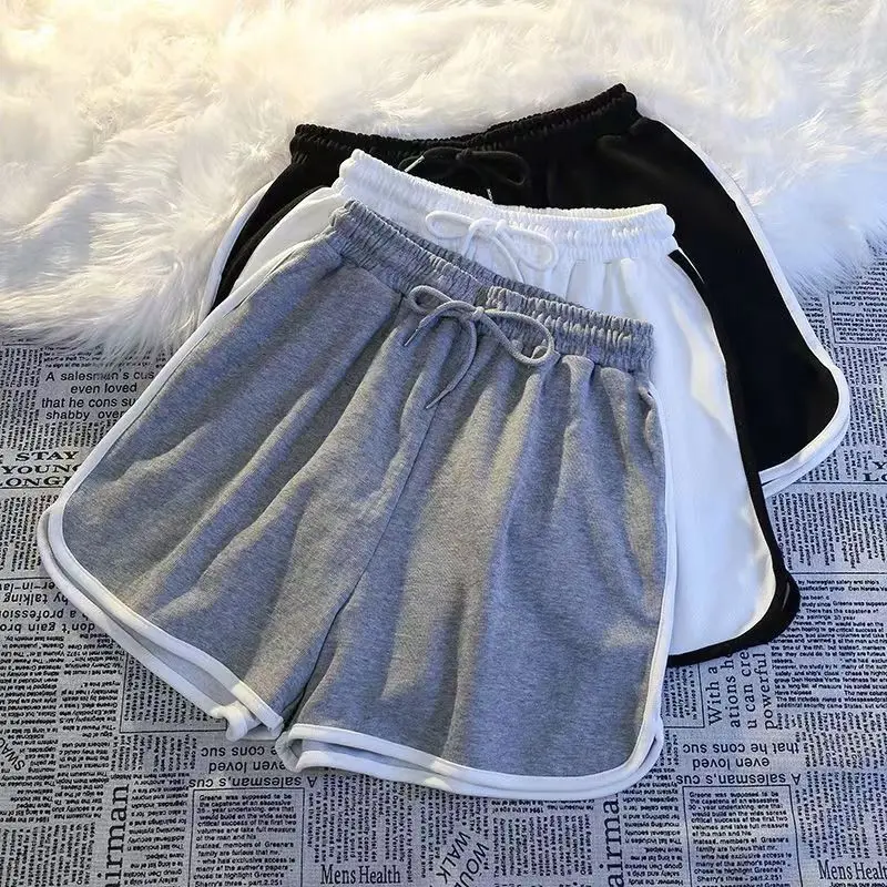 Sports Shorts Home Wear Women's Summer Idle Style Running Pants Pajama Pants Women's Small Women's Morning Running Western Style Three Points